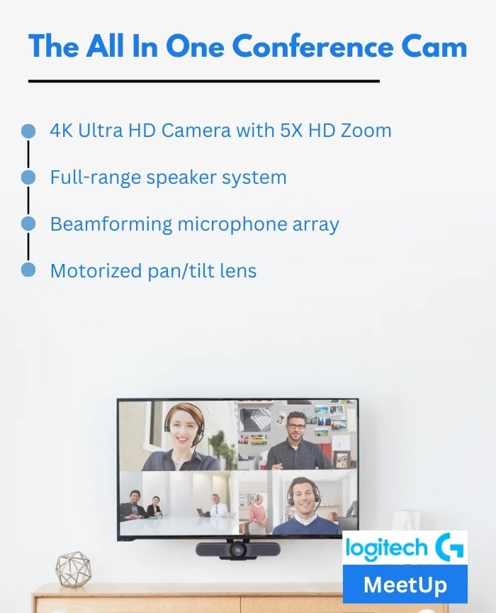 logitech meetup -product page