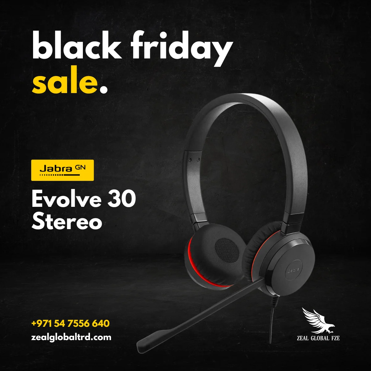 Jabra Evolve2 30 Stereo - Black Friday Sale-Zeal Global