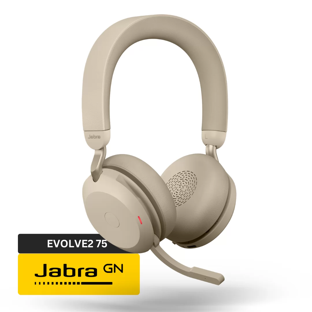 Gallery Image 03- Jabra Evolve2 75 - Zeal Global Trading FZE - Gold Biege -02