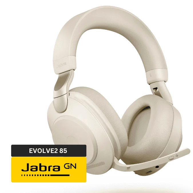 Jabra Evolve2 85- Gold Biege -02 - Zeal Global