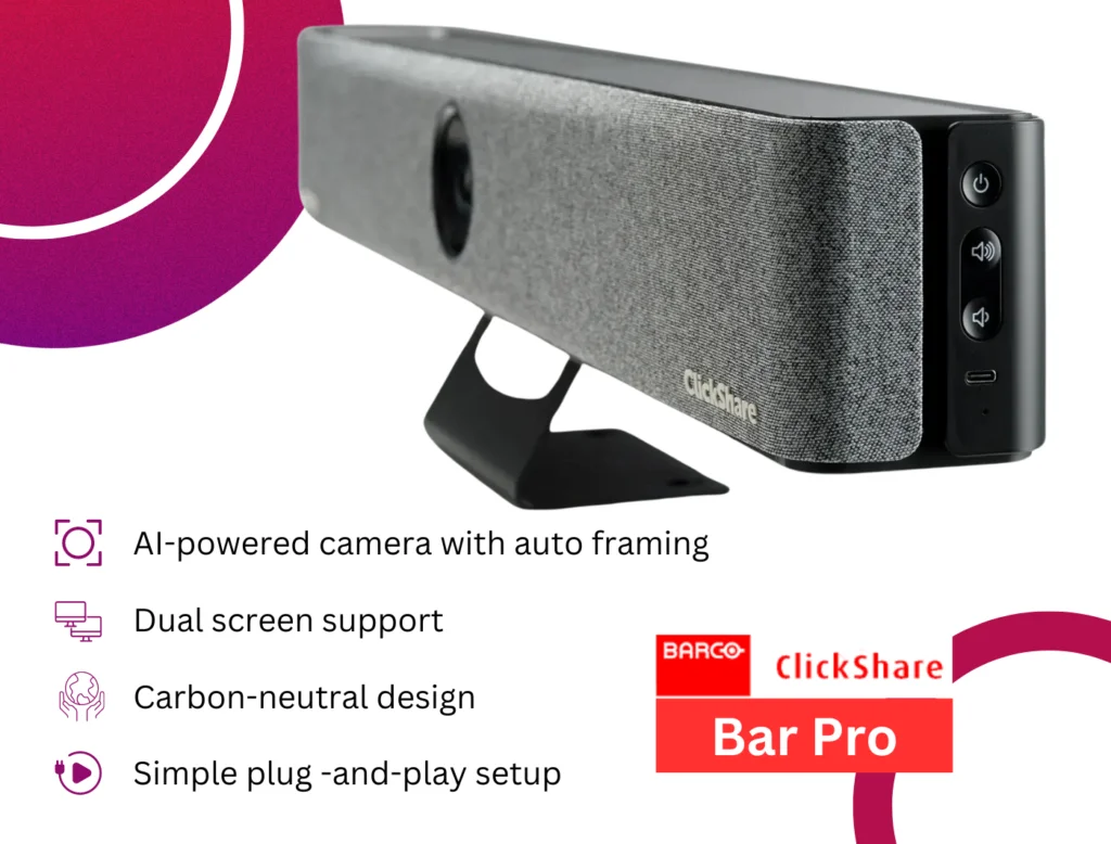 ClickShare Barco Bar Pro Product Image - Zeal Global