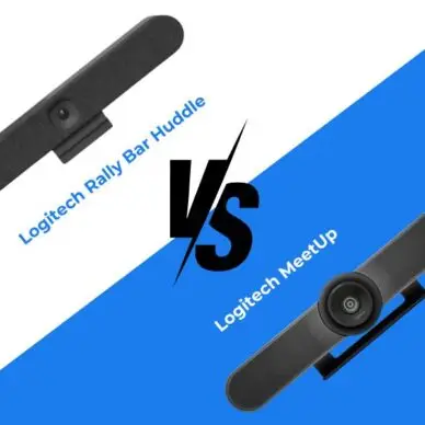 Comparing the features of Logitech Rally Bar Huddle vs. MeetUp