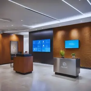 Modern reception space Av solution-Zeal Global