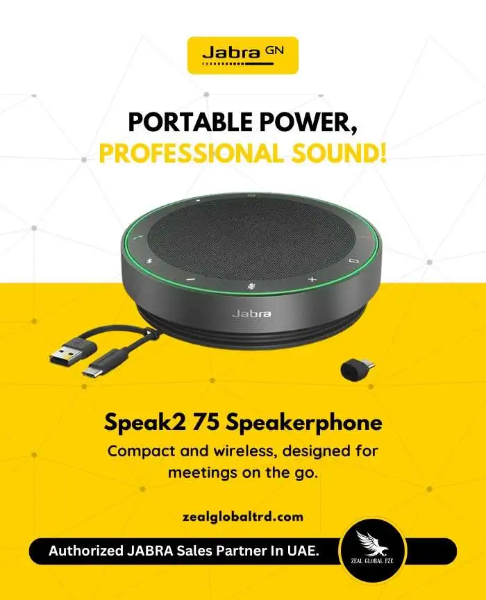 Jabra Speak2 75- Authorized Jabra Dealer UAE- Zeal Global