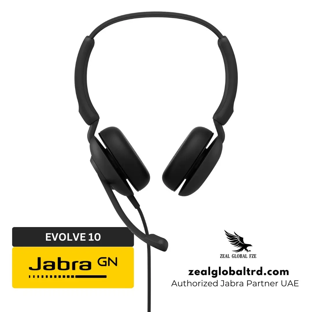 Jabra Evolve 10 Headset buy from Zeal Global- Trusted Jabra partner in the UAE
