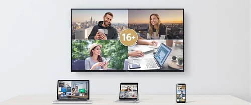 Wireless presentation devices support upto 16 devices simultaneously