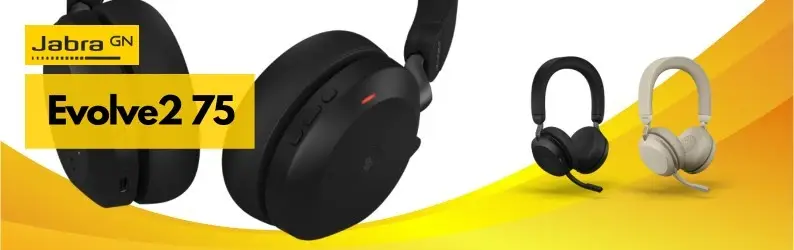 Evolve2-75 Jabra Noise Cancelling Headphone