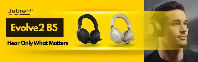Top 5 Noise Canelling Headphones - Jabra Evolve2 85
