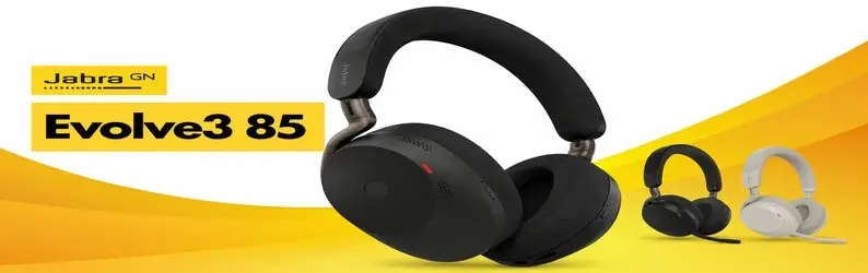 Jabra Evolve3 85 professional headset for open office