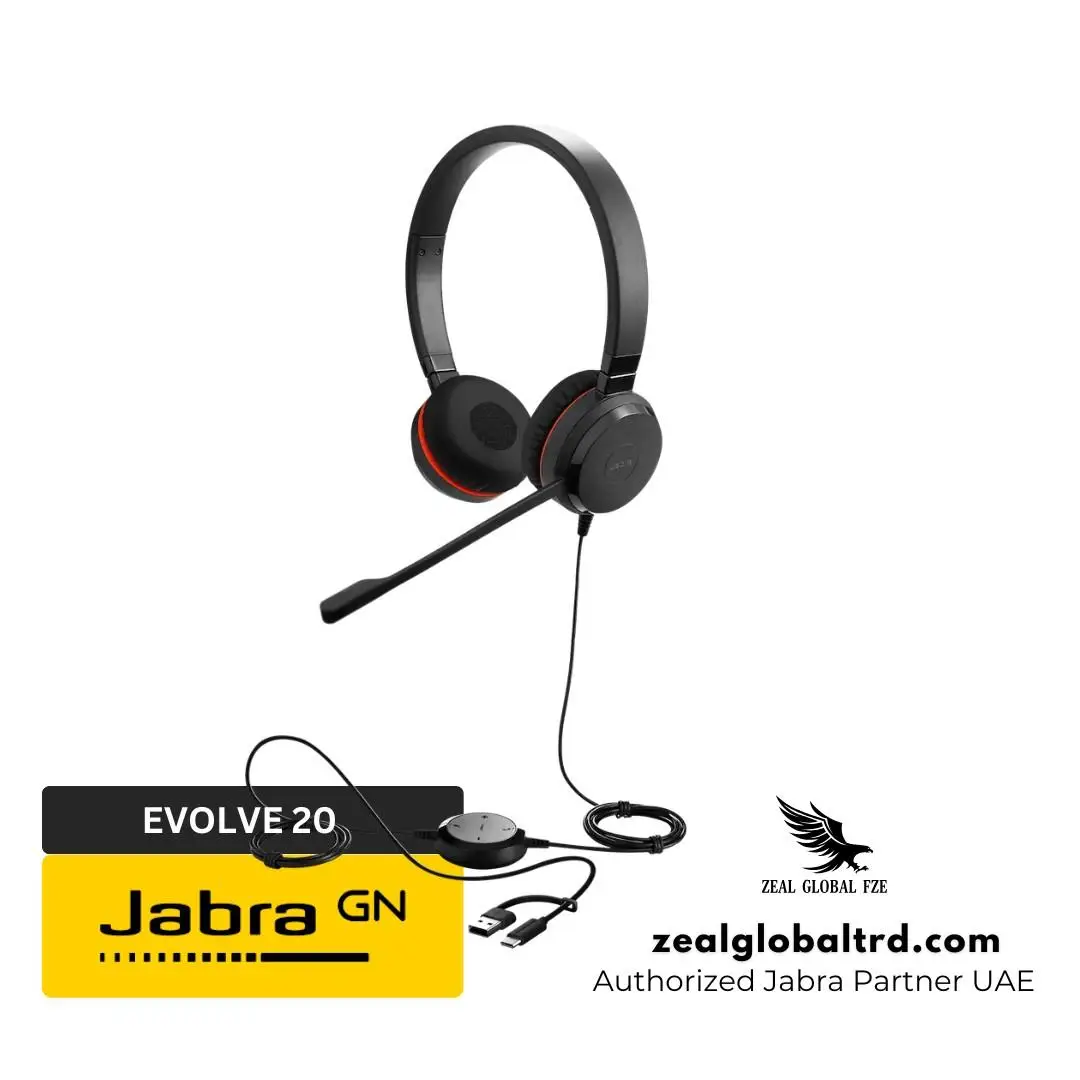 Jabra Evolve 20 Wires headphone UAE
