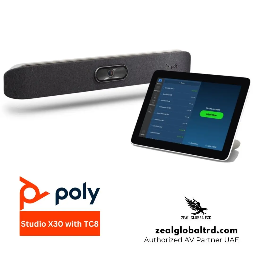 Poly Studio X30 with TC8 All in one video bar