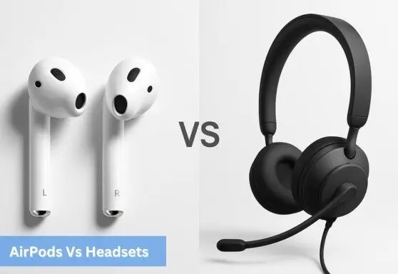 AirPods Vs Headphones which is better for business calls by Zeal Global UAE