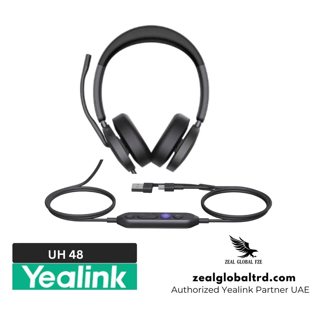 Yealink UH48 noise cancelling Headset Zeal Global UAE