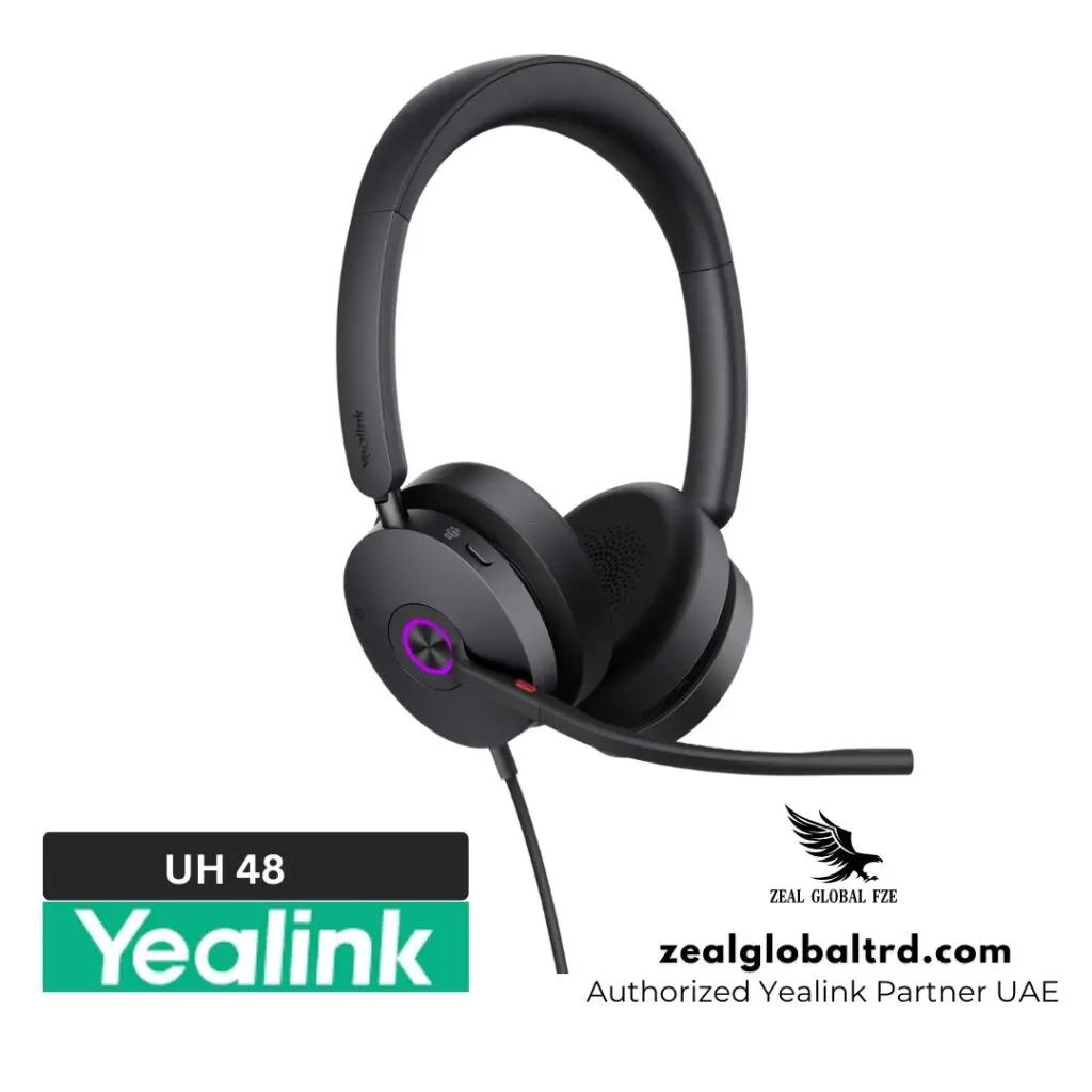 Yealink UH48 wired Hybrid ANC Headset Zeal Global UAE