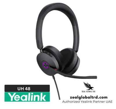 Yealink UH48 wired Hybrid ANC Headset Zeal Global UAE