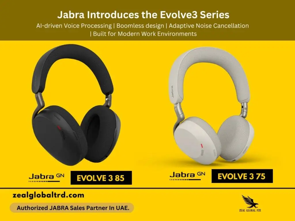 Jabra new launch Evolve3 series Zeal global uae