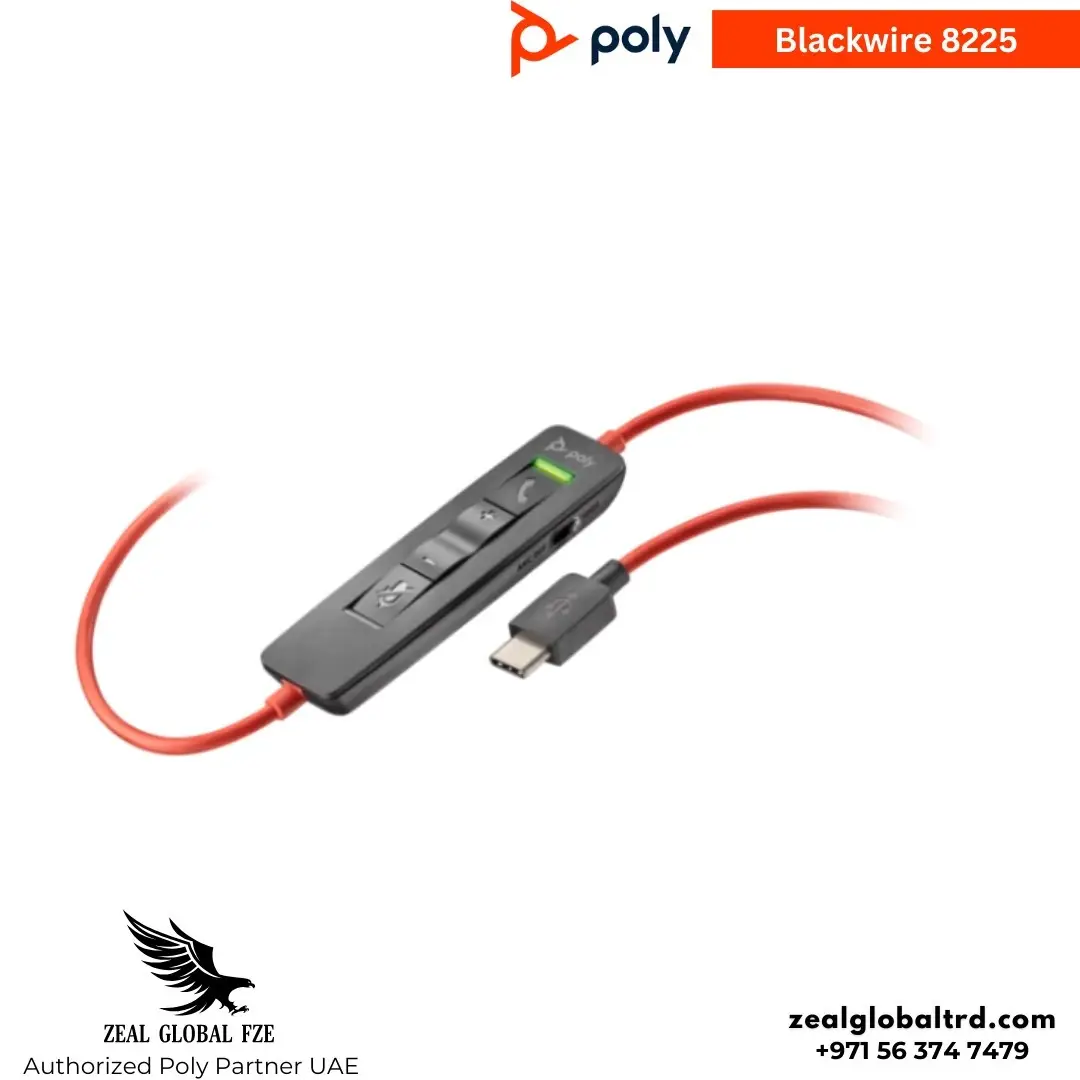 Poly Blackwire 8225 Wired USB-C/A Binaural Headset - Image 5