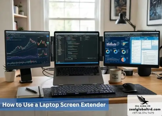 How to use laptop screen extender