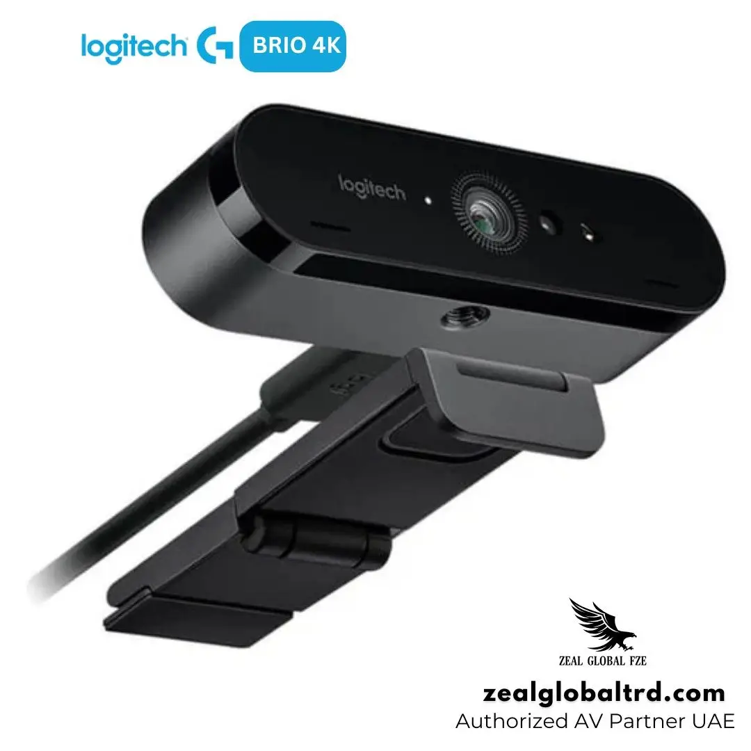 Logitech Brio 4K webcam clamp
