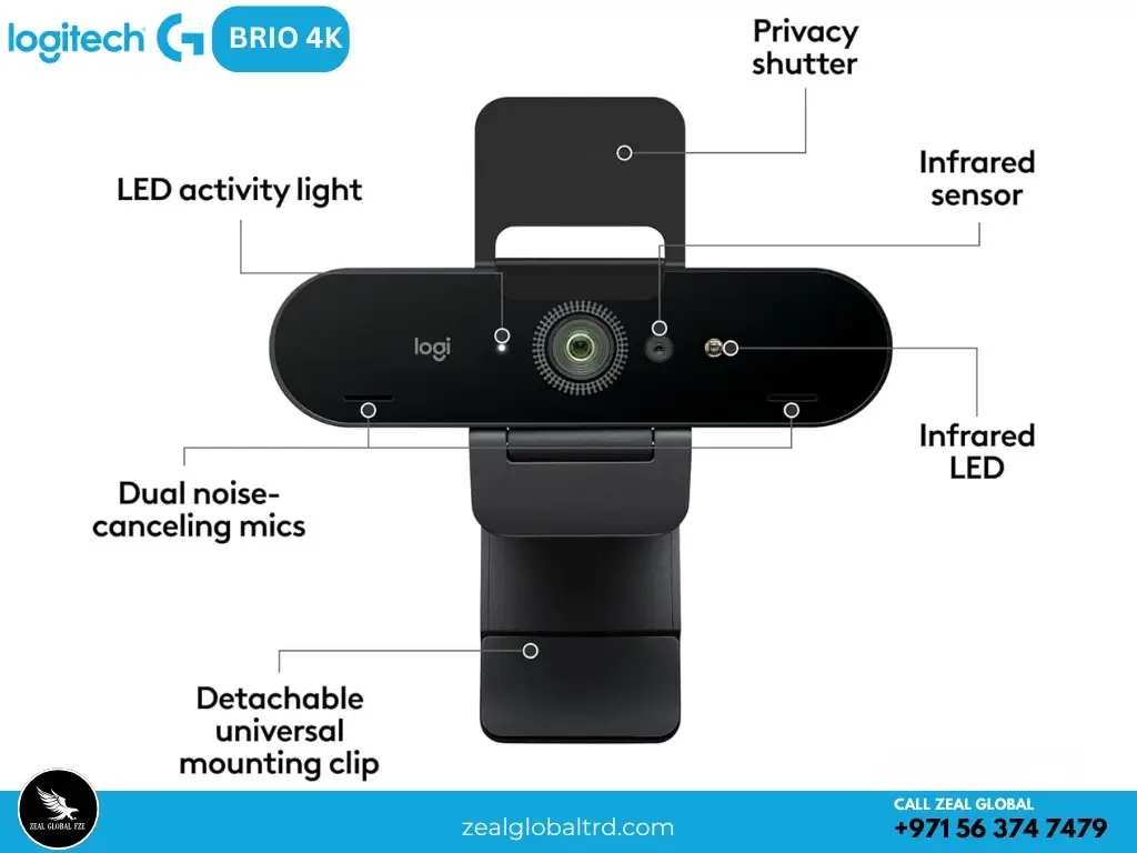 Logitech Brio 4k usb webcam