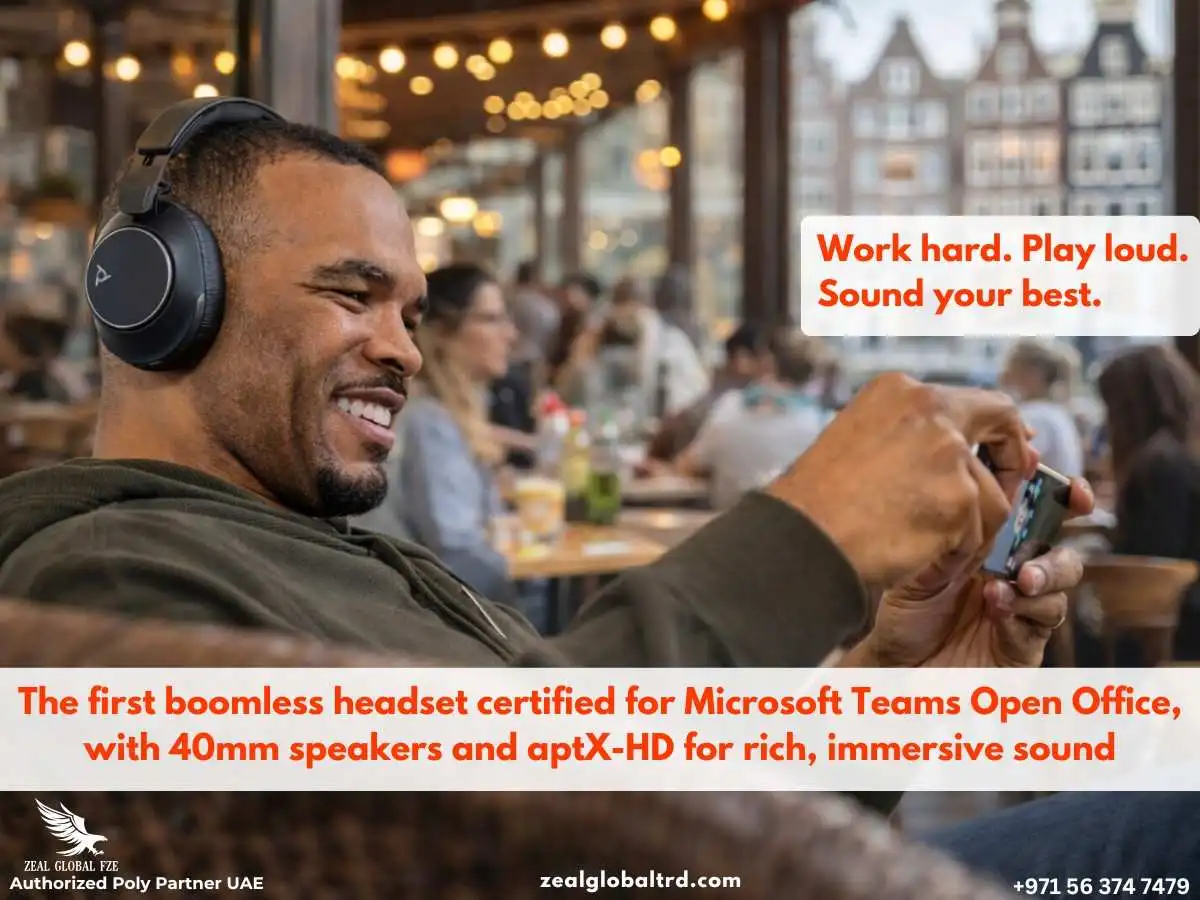 Poly Voyager Surround Series for immersive audio from Zeal Global UAE