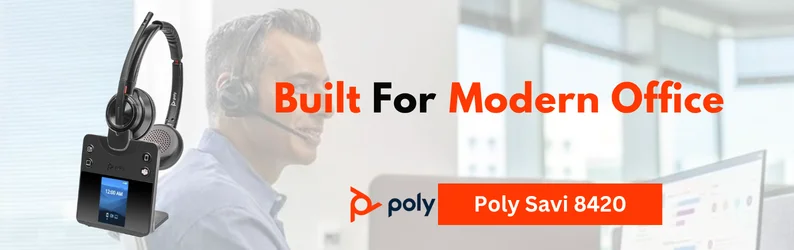 Poly Savi 8420 Office headset