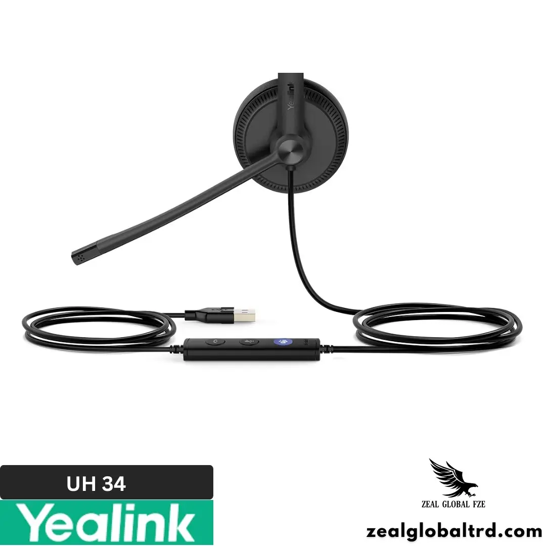 Yealink UH 34 Dual wired Headset with mute