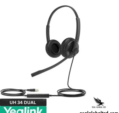 Yealink uh 34 wired headset for professional meeting