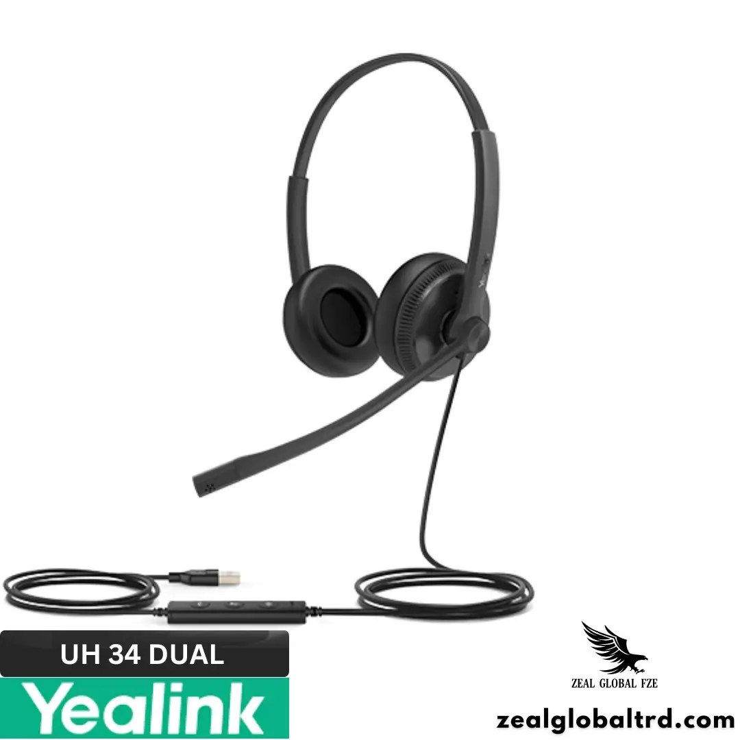 Yealink uh 34 wired headset for professional meeting