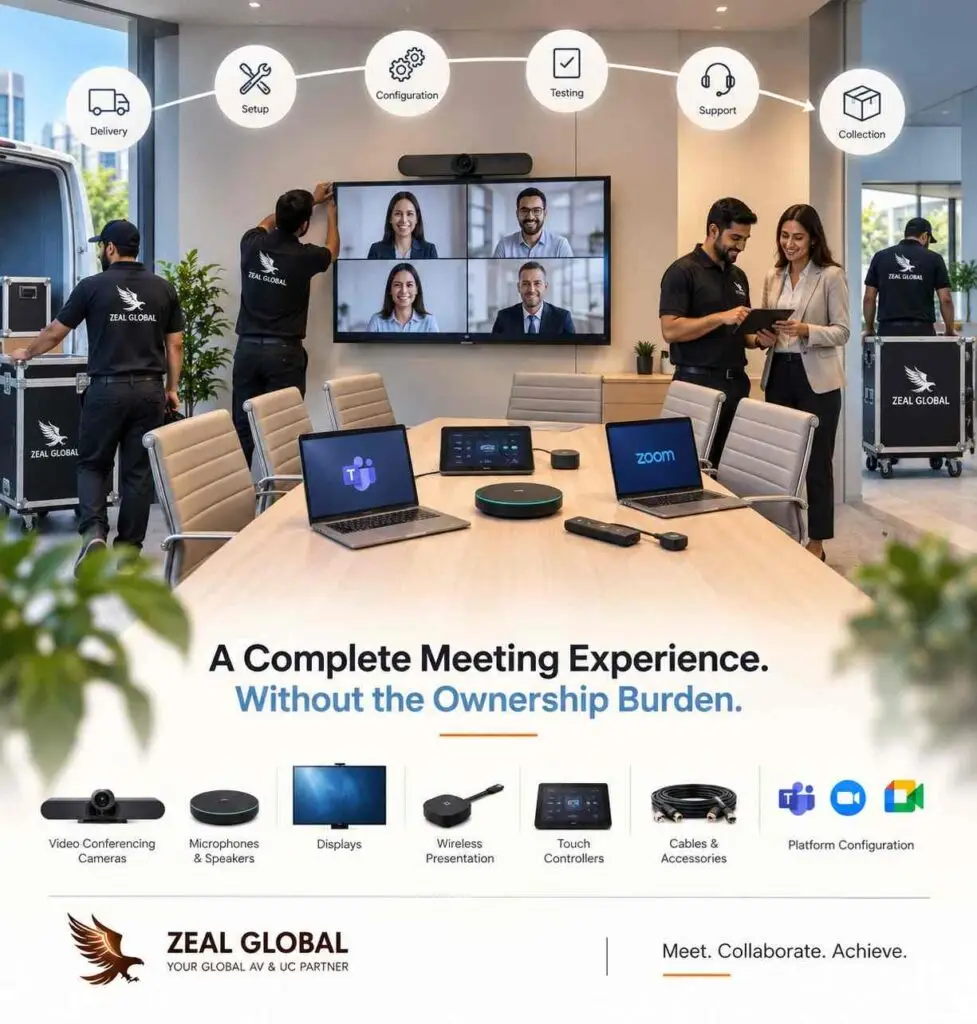 AV rental complete process zeal global uae
